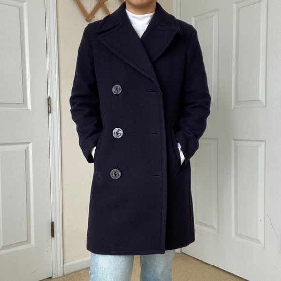 J. Crew Stadium Cloth Captain Coat.  Recently dried cleaned - Picture 3 of 11